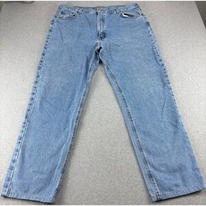 Carhartt Jeans Mens 40x31 Traditional Fit‎ Straight Leg Light Wash Work Casual